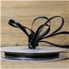 Order  Basics 2 Go Satin Ribbon - 7mm Silver Edge Black